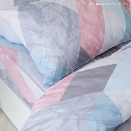 ชุดผ้าปูผ้านวม 5 ฟุต DARLING MATTRESS รุ่นแอบสแตรกต์ ลายมาร์เบิ้ล_4